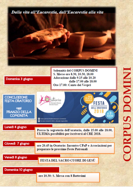 03 giugno 2018