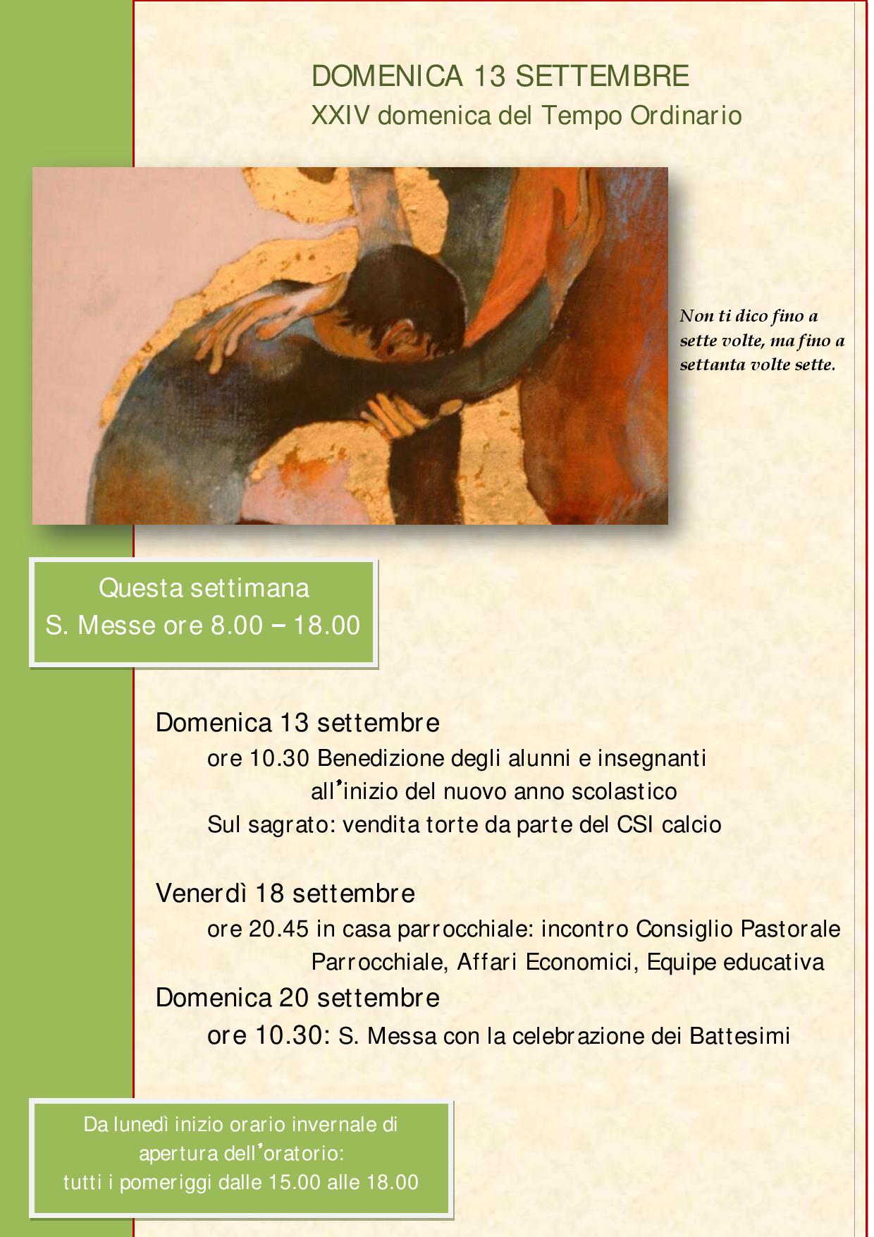 13 settembre 2026