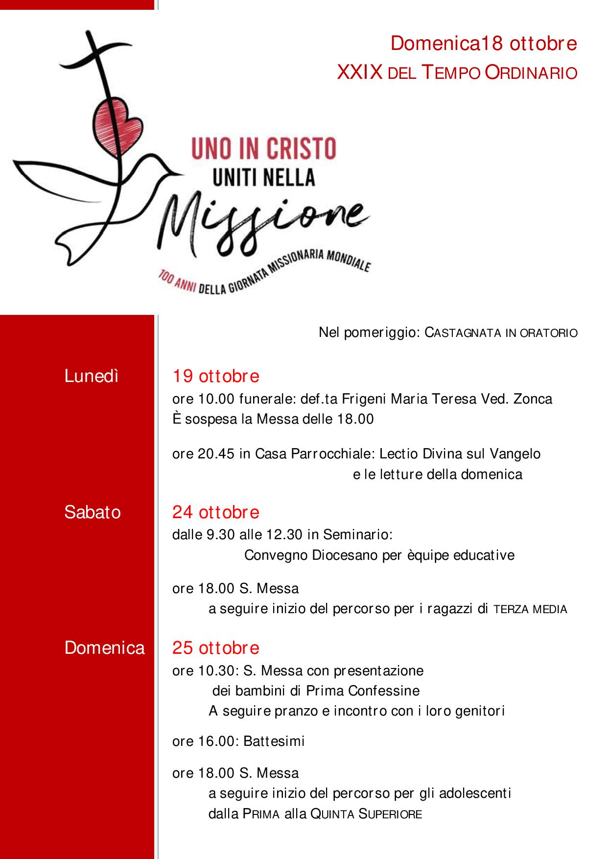 18 ottobre 2026