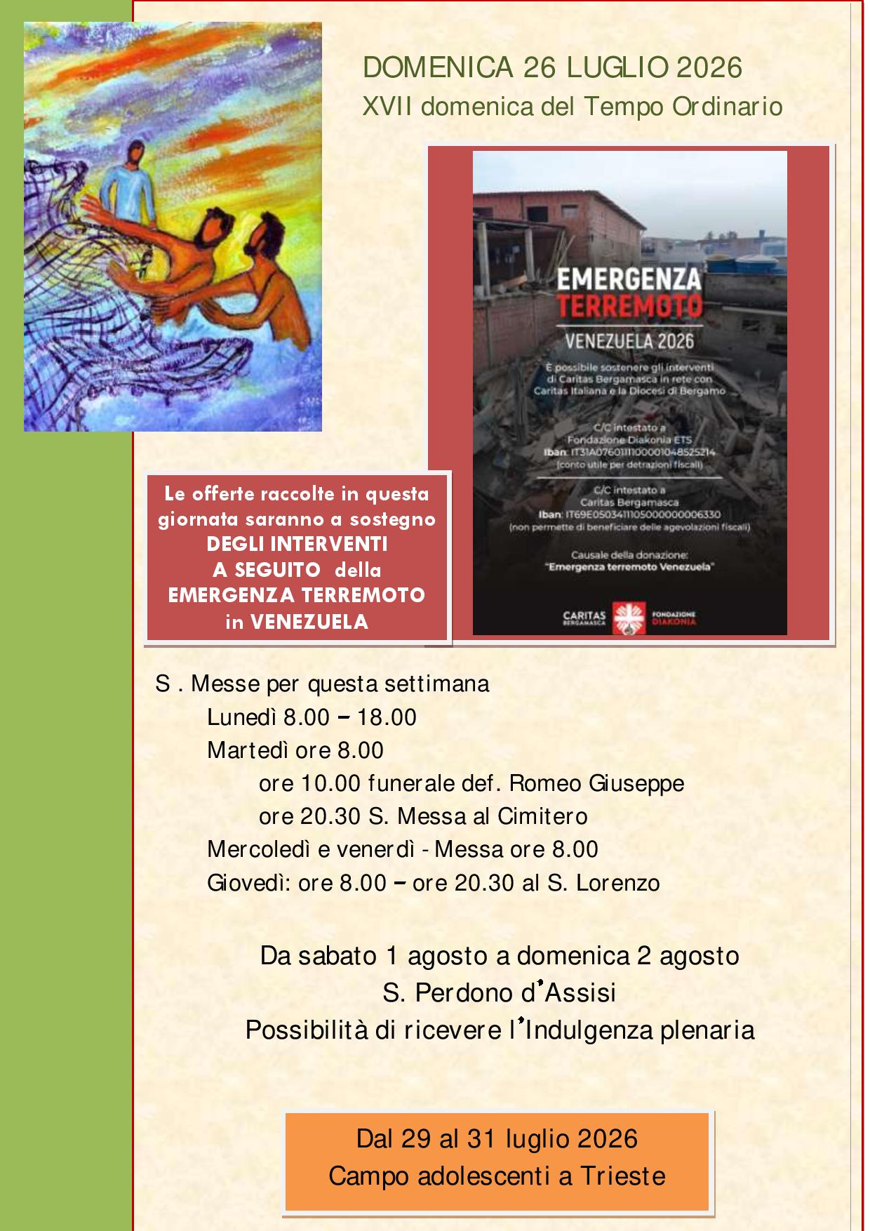 26 luglio 2026