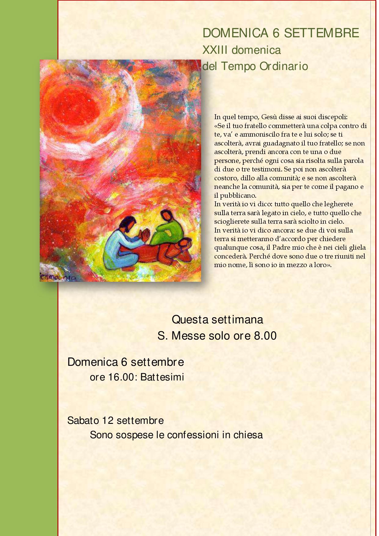 6 settembre 2026